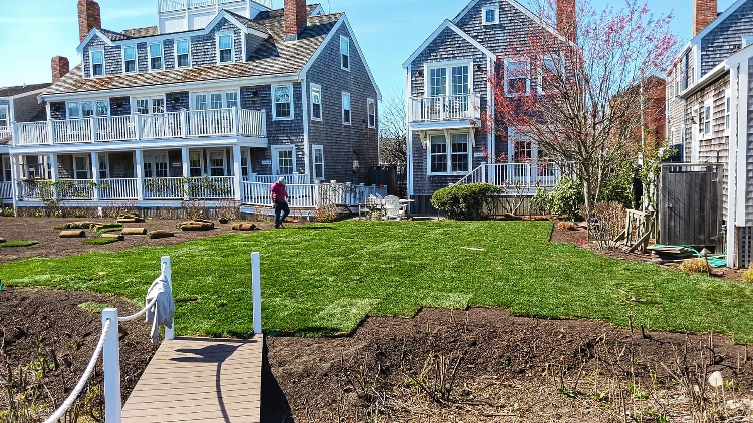 Sod installation