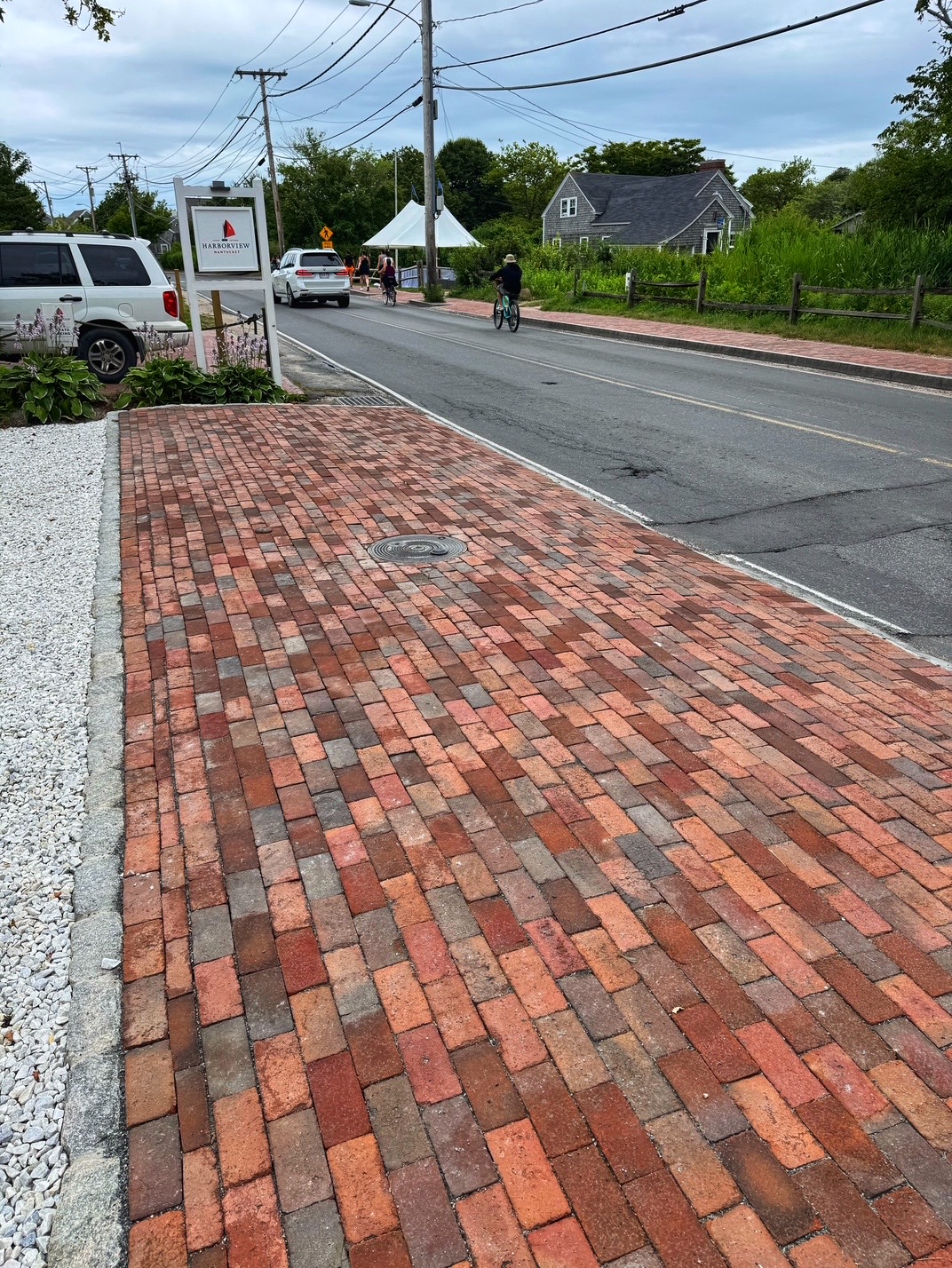 Commercial parking area